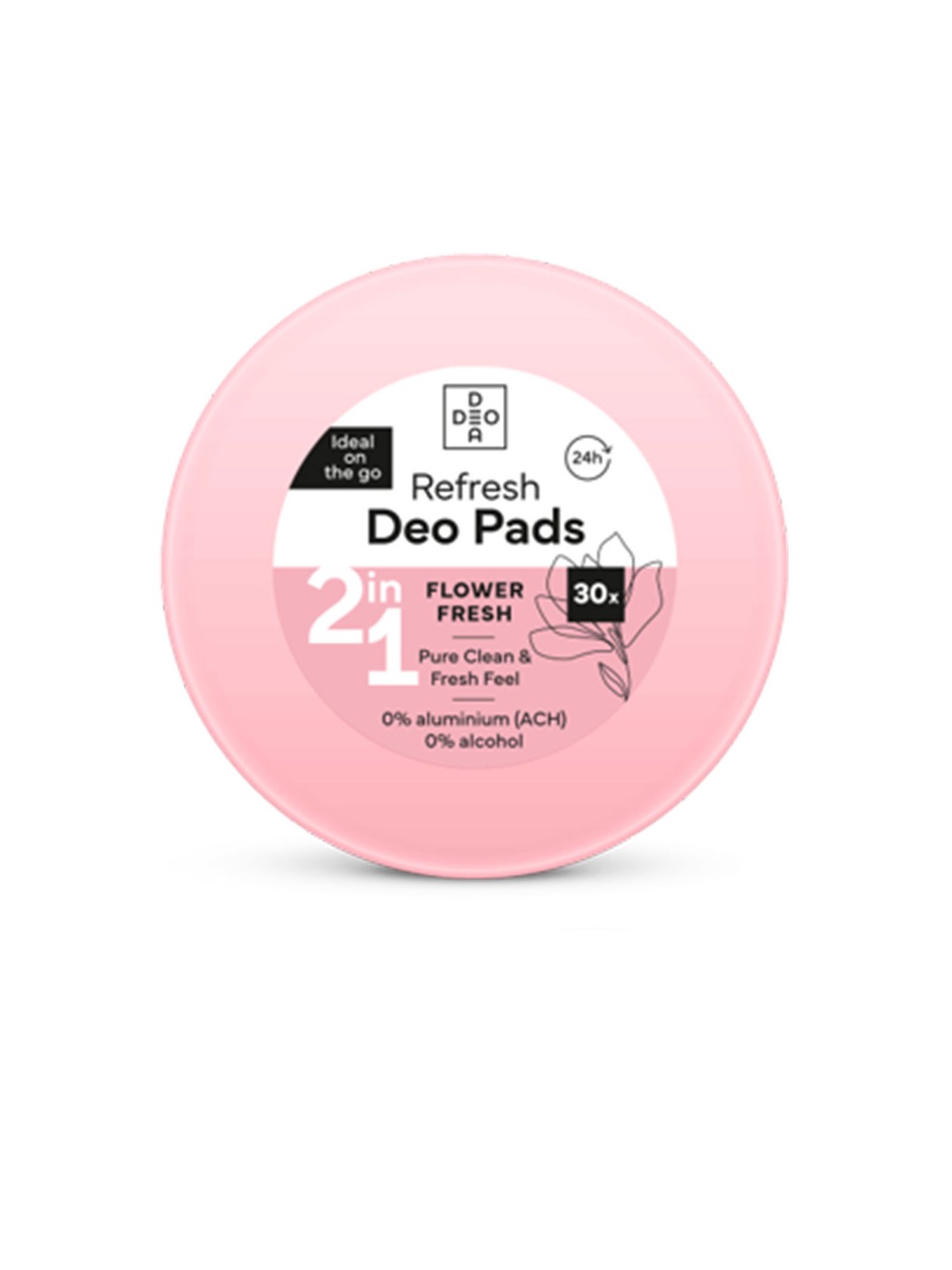 Deodea Dischetti deodoranti al profumo di fiori 30 pezzi unisex
