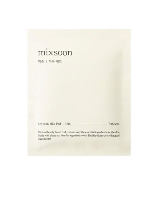 Mixsoon Dischetti idratanti al latte di soia, confezione da 10 pezzi unisex