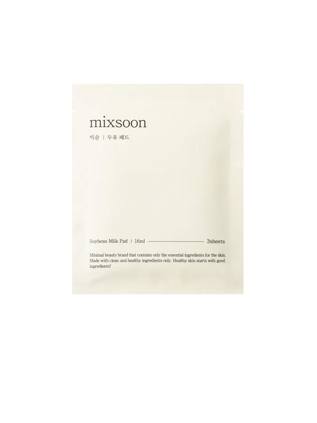 Mixsoon Dischetti idratanti al latte di soia, confezione da 10 pezzi unisex