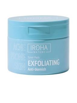 Iroha Dischi esfolianti tonificanti per pelli a tendenza acneica 50 pezzi unisex