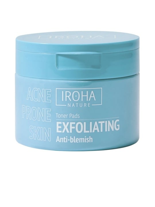 Iroha Dischi esfolianti tonificanti per pelli a tendenza acneica 50 pezzi unisex