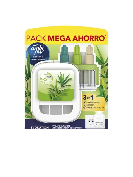 Ambi Pur Dispositivo deodorante per ambienti 3VOLUTION + ricarica n.tatami 21ml unisex