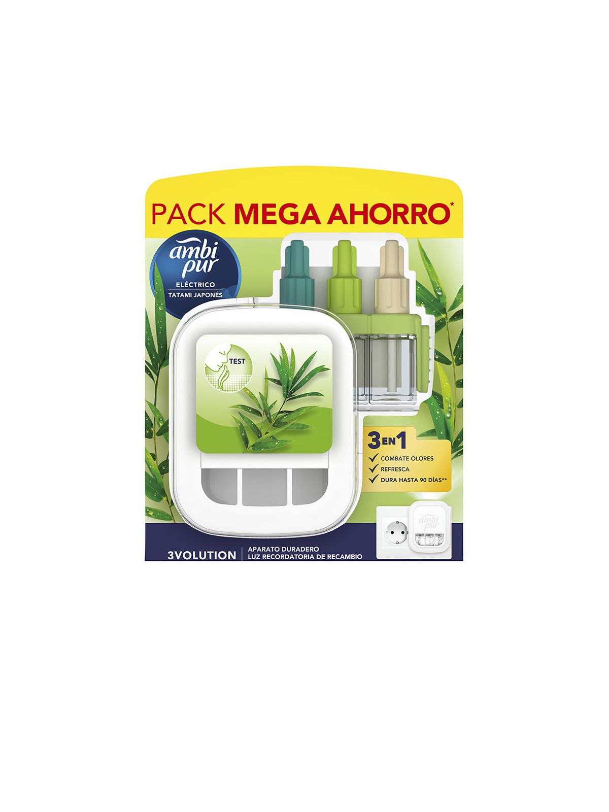 Ambi Pur Dispositivo deodorante per ambienti 3VOLUTION + ricarica n.tatami 21ml unisex