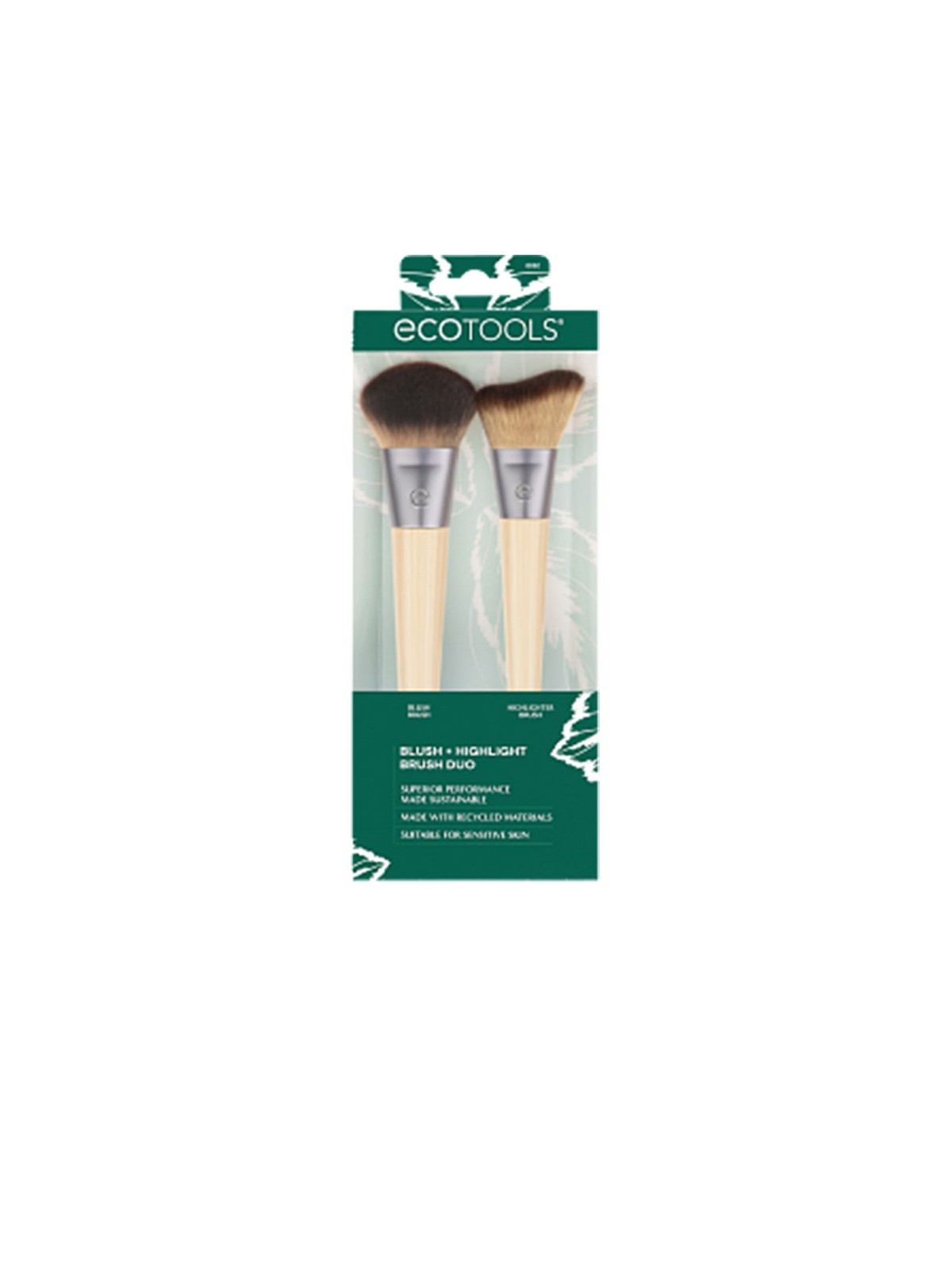 Ecotools Duo di pennelli BLUSH + HIGHLIGHT 1 u unisex
