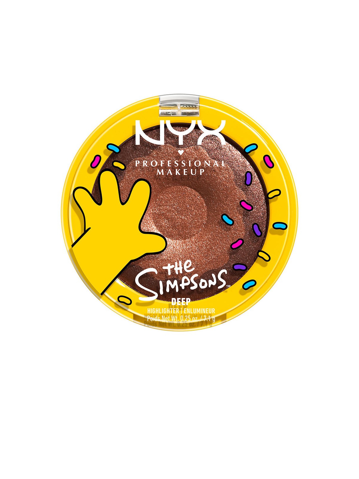 Nyx Professional Make Up Evidenziatore THE SIMPSONS DONUT n.Deep 7,1gr unisex
