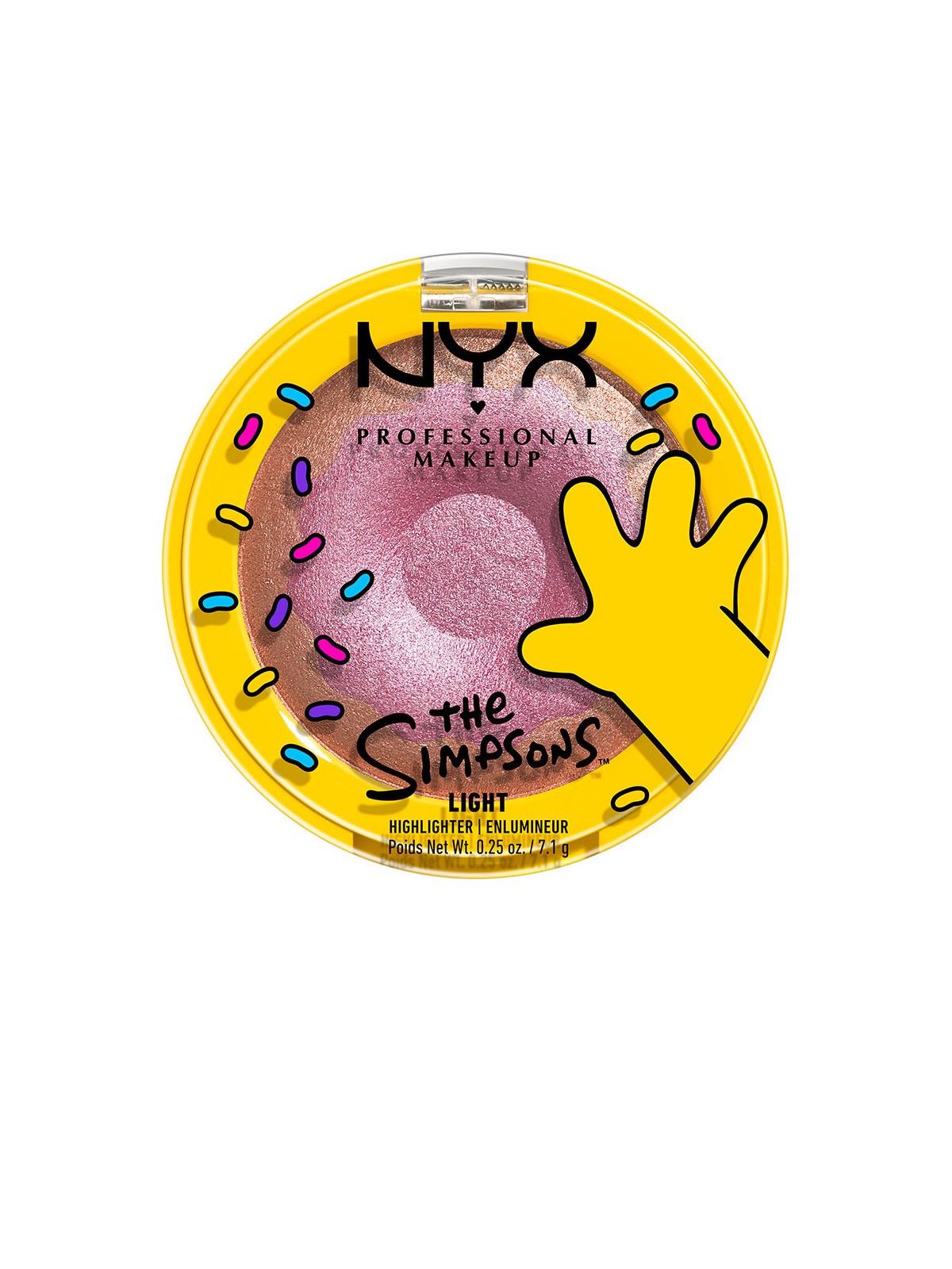 Nyx Professional Make Up Evidenziatore THE SIMPSONS DONUT n.Light 7,1gr unisex