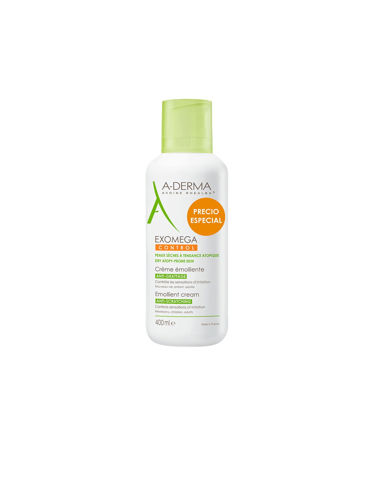 A-derma EXOMEGA CONTROL crema emolliente 400ml unisex