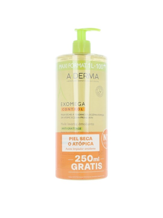 A-derma EXOMEGA CONTROL olio doccia emolliente 1000ml unisex