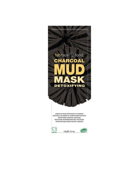 7th Heaven FAB FACE FOOD CHARCOAL maschera di fango detossinante al carbone 10g unisex