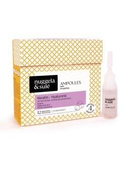 Nuggela & Sulé Fiale per capelli alla cheratina e acido ialuronico 4 unità unisex