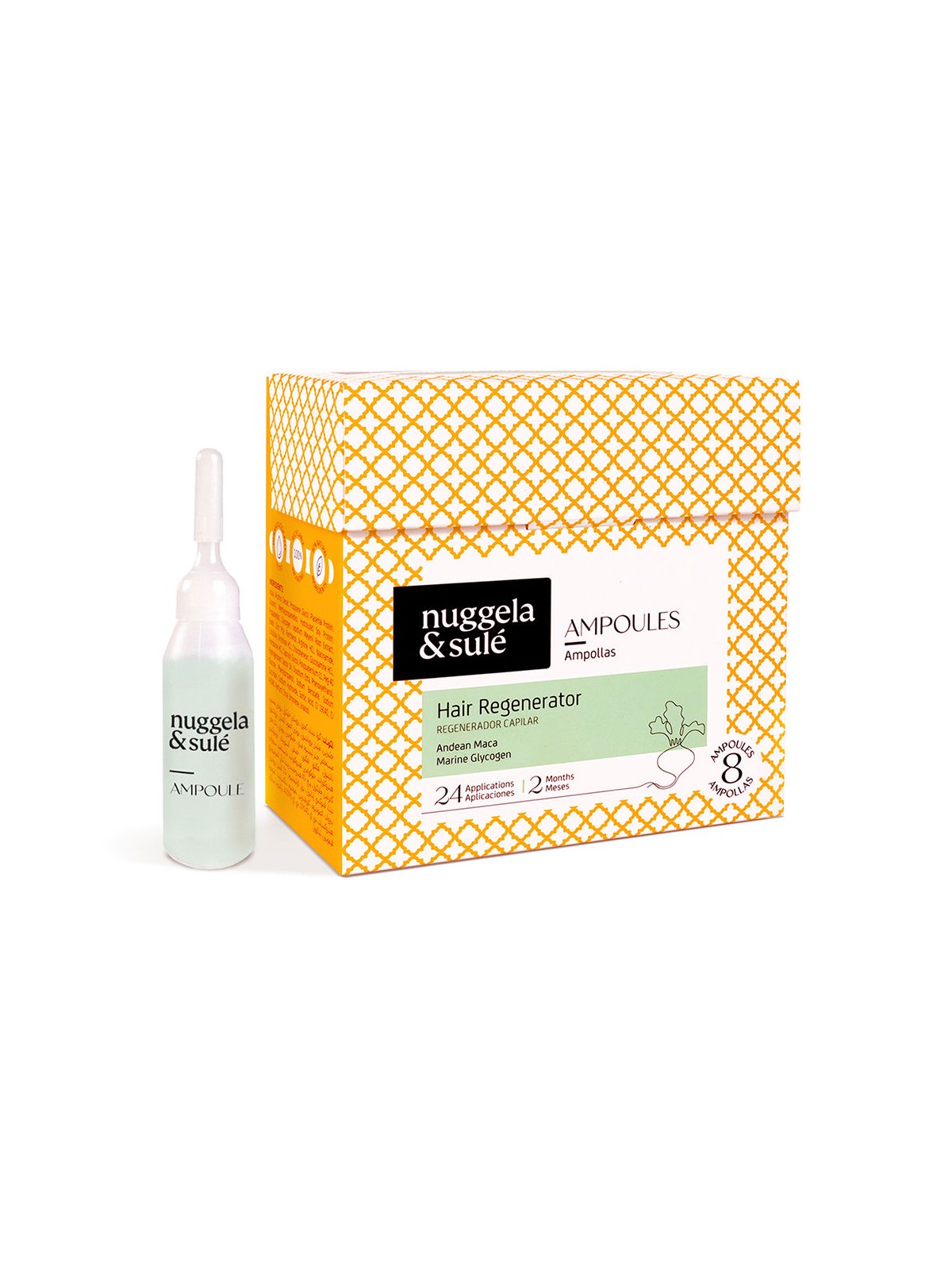 Nuggela & Sulé Fiale RIGENERANTI PER CAPELLI, 8 unità unisex