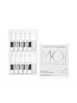 Moi Fiale viso all'acido glicolico 10 x 2ml unisex