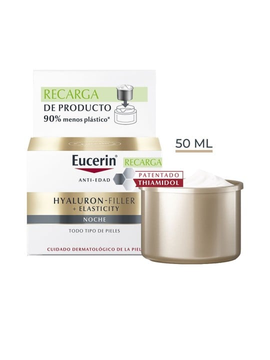 Eucerin FILLER ALL'ACIDO IALURONICO + ricarica notte elasticizzante 50ml unisex