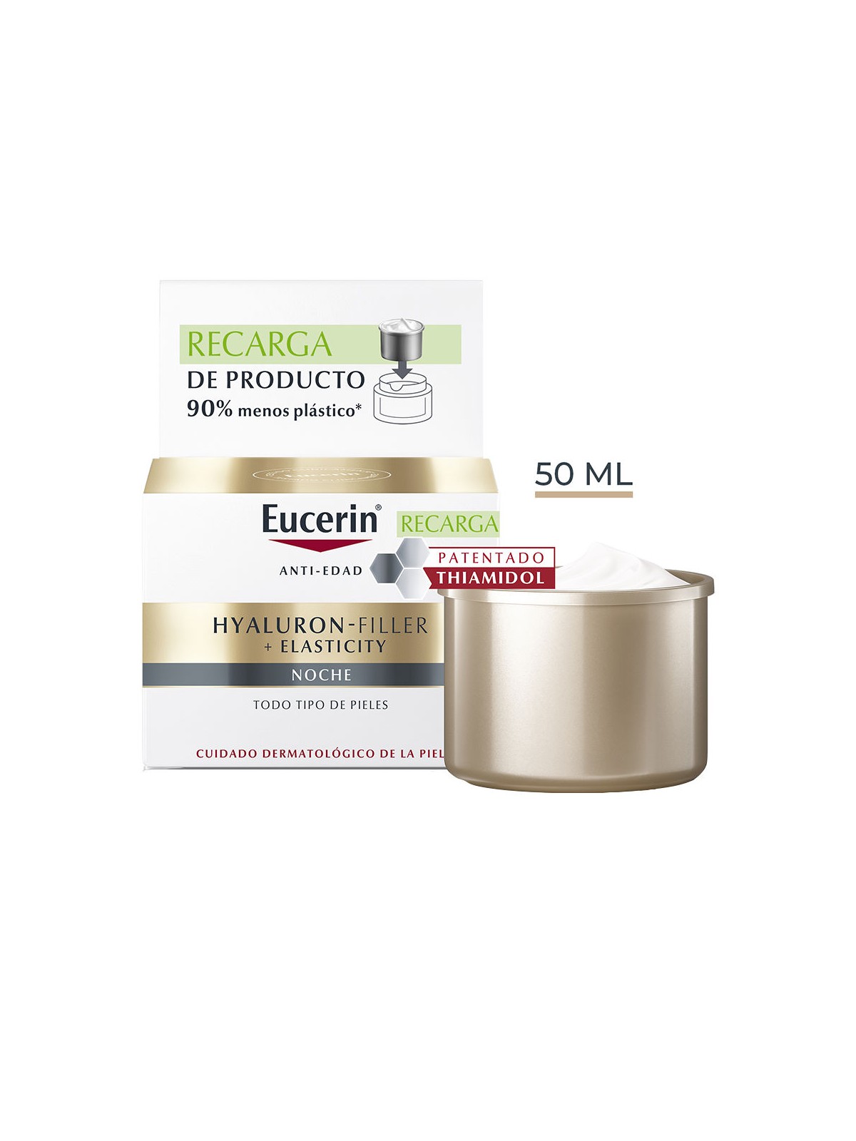 Eucerin FILLER ALL'ACIDO IALURONICO + ricarica notte elasticizzante 50ml unisex