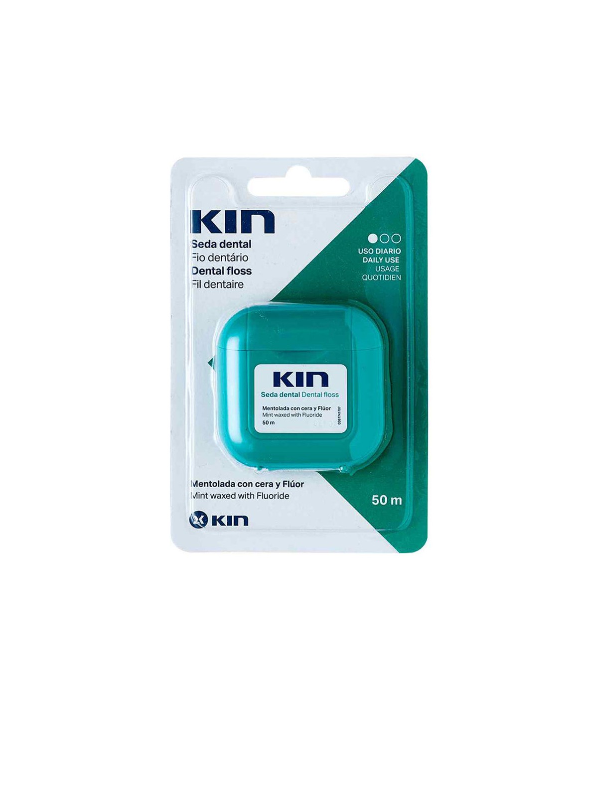 Kin Filo interdentale KIN con cera mentolata 50ml unisex