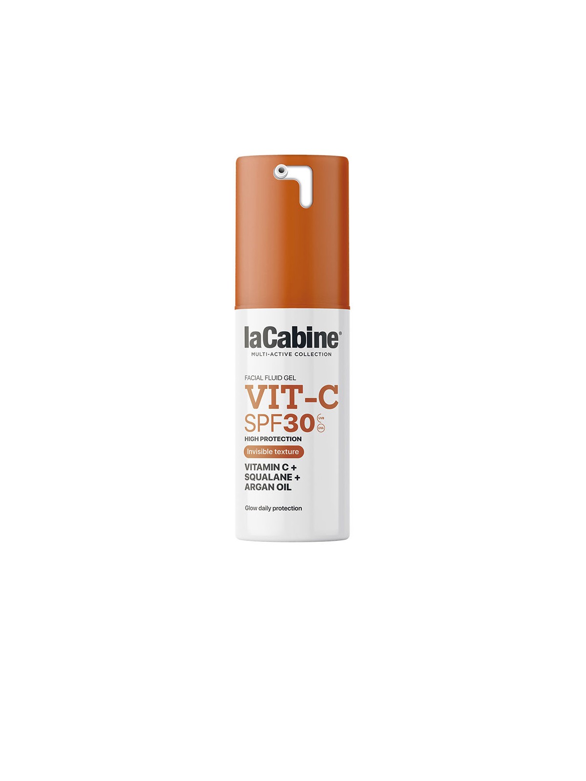 La Cabine Fluido gel viso invisibile alla vitamina C con SPF30, 30ml unisex