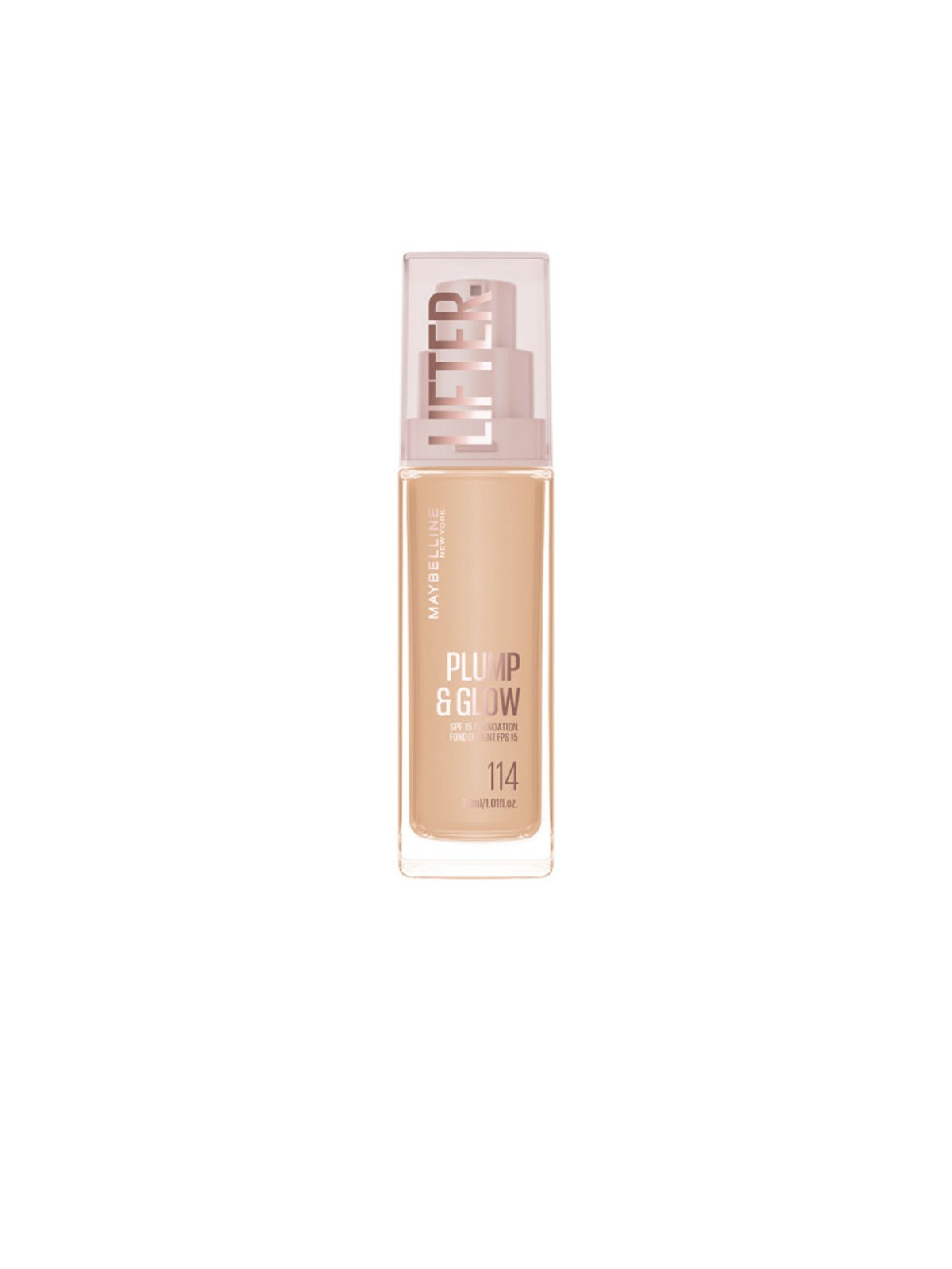 Maybelline Fondotinta Lifter, rimpolpante e illuminante n.114 30ml unisex