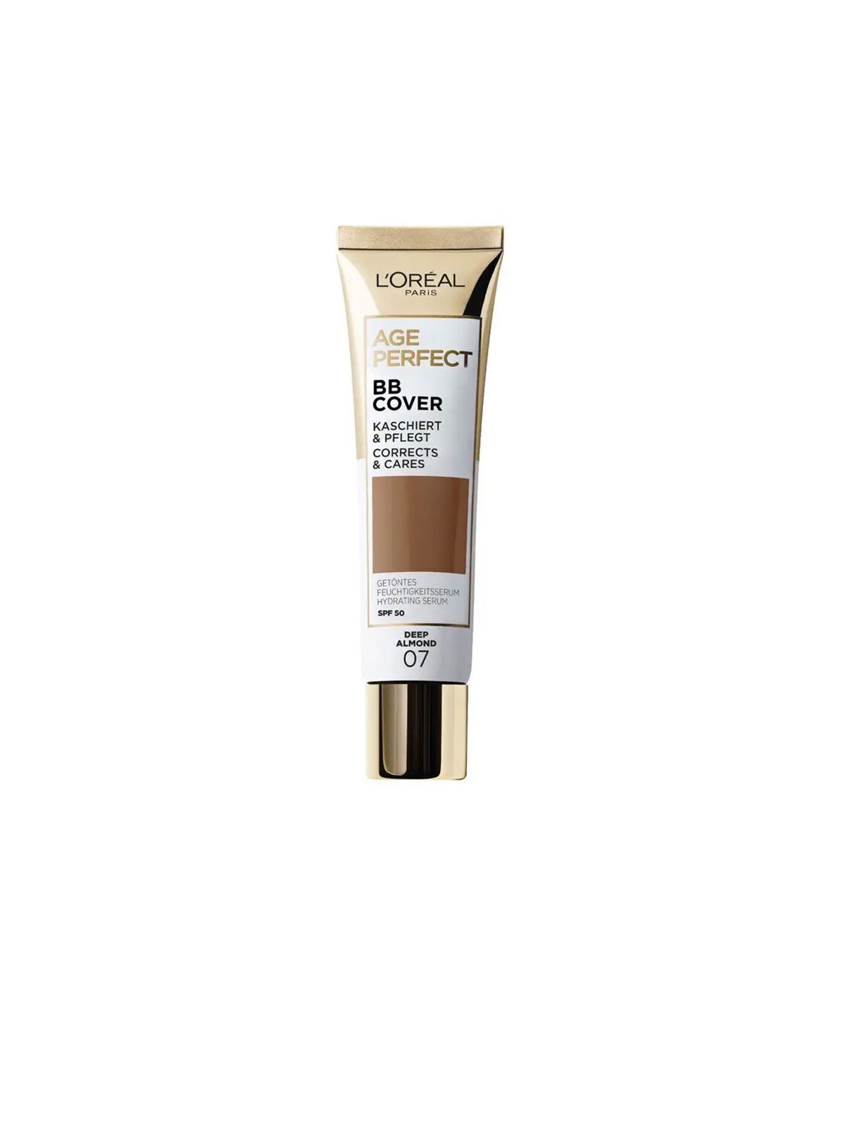 L'Oréal Paris Fondotinta liquido Age Perfect BB Cover SPF50 n.07-deep almond 30ml unisex