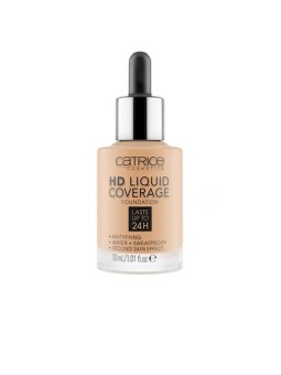 Catrice Fondotinta liquido HD a copertura totale, a lunga durata fino a 24 ore n.032-Nude Beige 30ml unisex