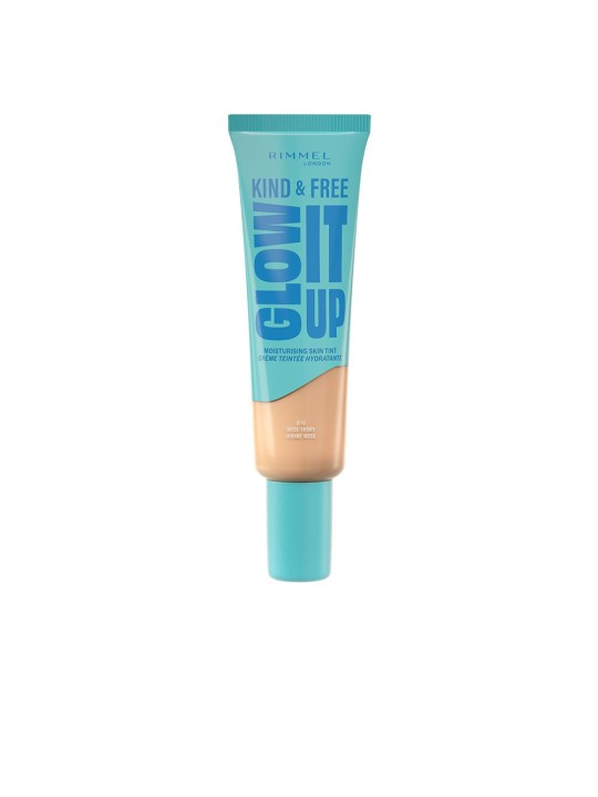 Rimmel London Fondotinta liquido KIND & FREE GLOW IT UP n.010-Rose Ivory 30ml unisex