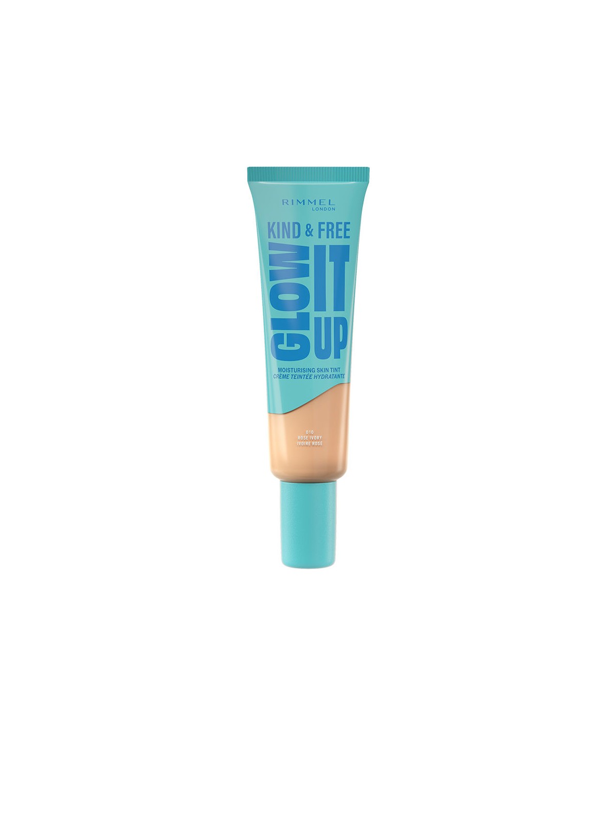 Rimmel London Fondotinta liquido KIND & FREE GLOW IT UP n.010-Rose Ivory 30ml unisex