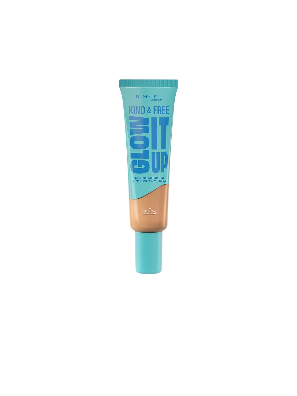 Rimmel London Fondotinta liquido KIND & FREE GLOW IT UP n.150-Rosa Vaniglia 30ml unisex