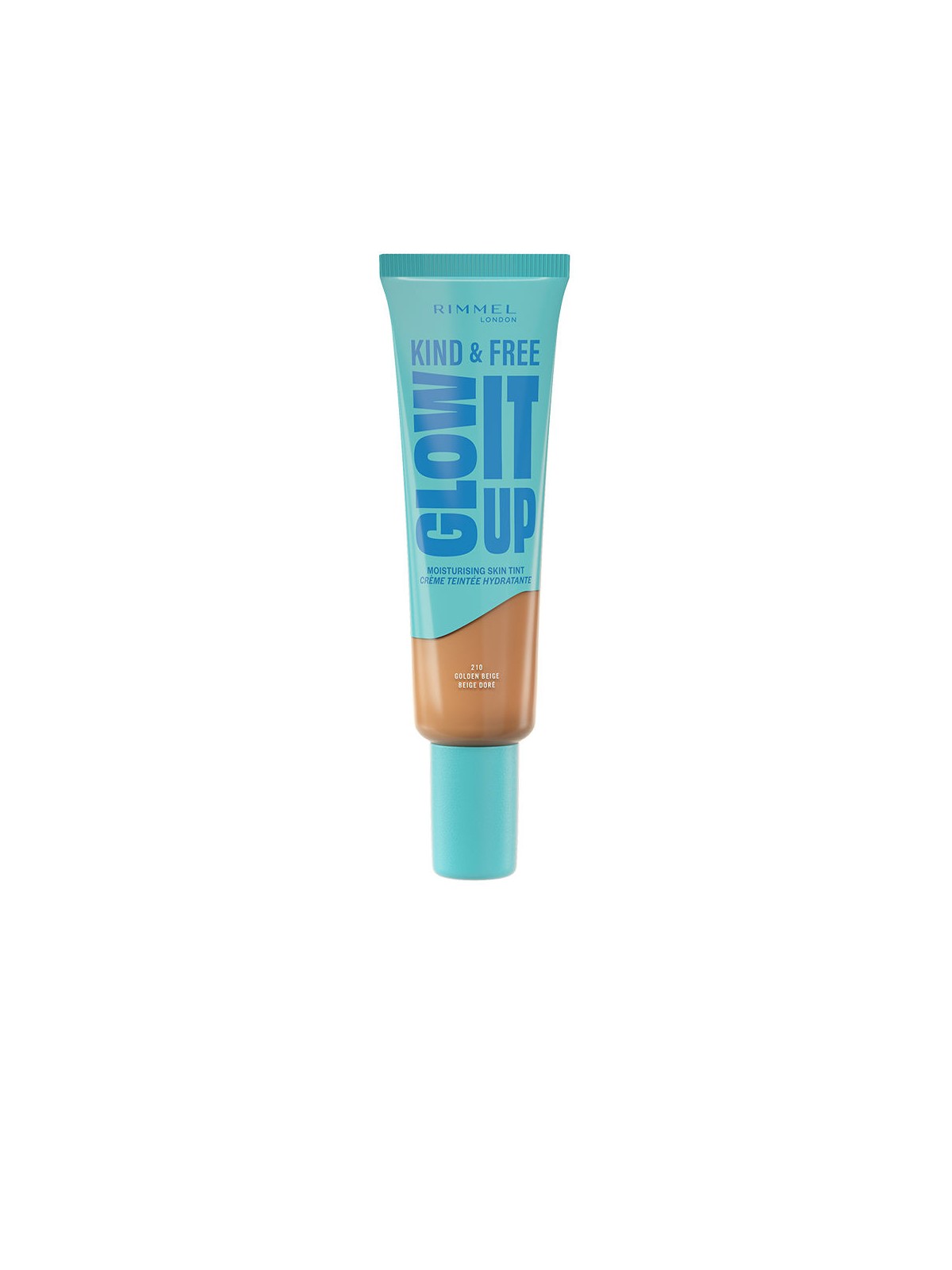 Rimmel London Fondotinta liquido KIND & FREE GLOW IT UP n.210 - Beige Dorato 30ml unisex