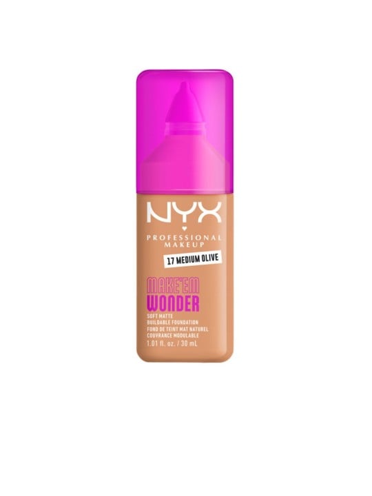 Nyx Professional Make Up Fondotinta MAKE'EM WONDER n.17-Oliva Media 30ml unisex
