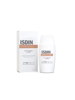 Isdin FOTO ULTRA 100 Crema solare colorata per il viso, previene le macchie solari, SPF50+, 50ml unisex