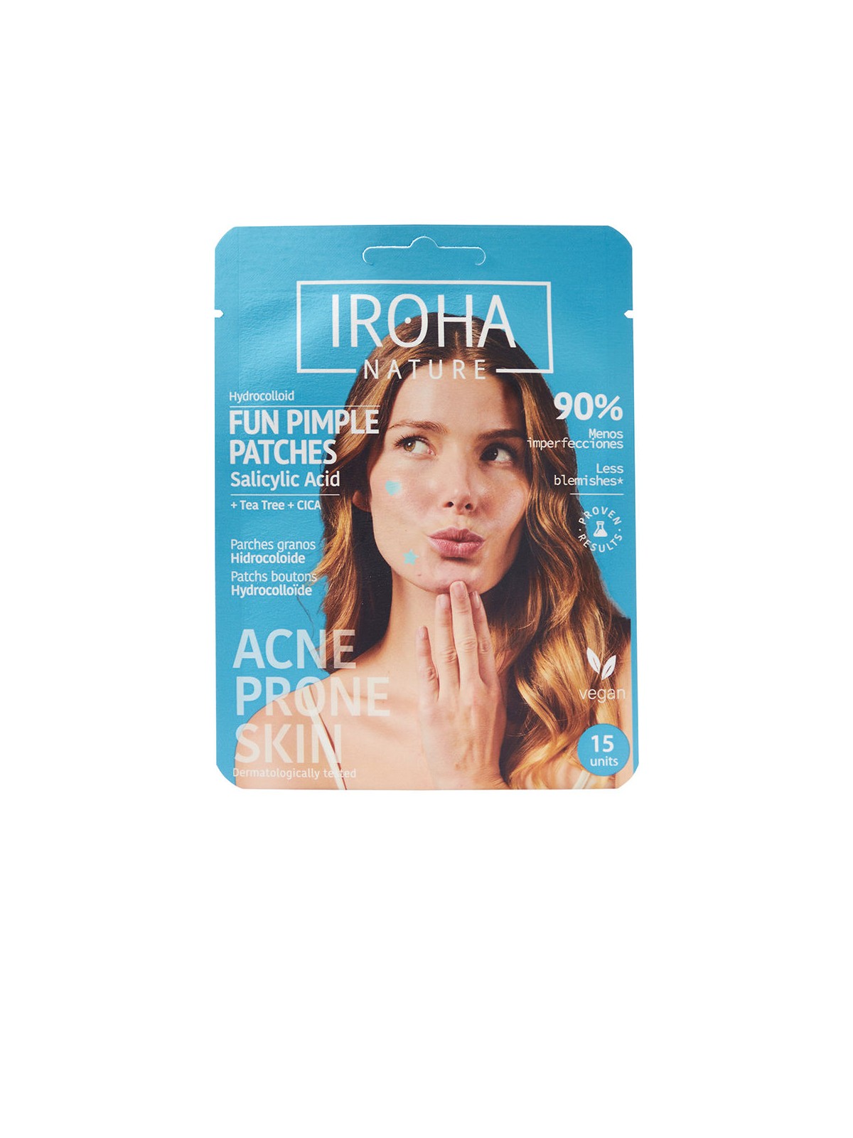 Iroha FUN SOS Cerotti per imperfezioni, 15 pezzi donna