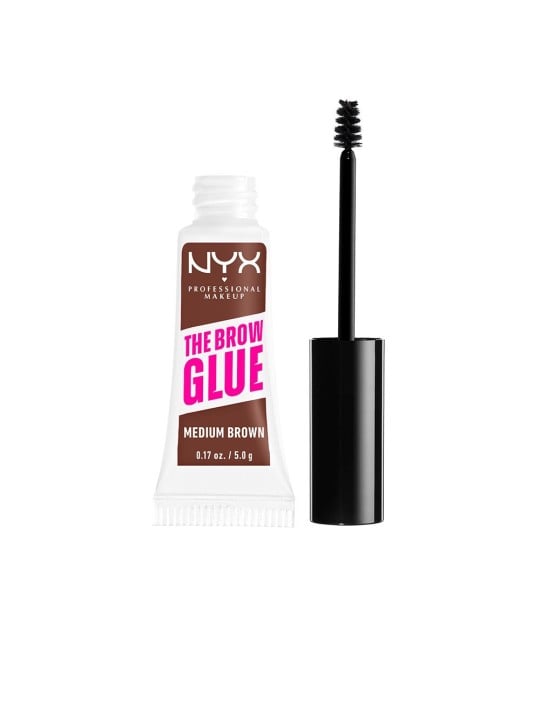 Nyx Professional Make Up Gel per sopracciglia THE BROW GLUE n.marrone medio 5gr unisex