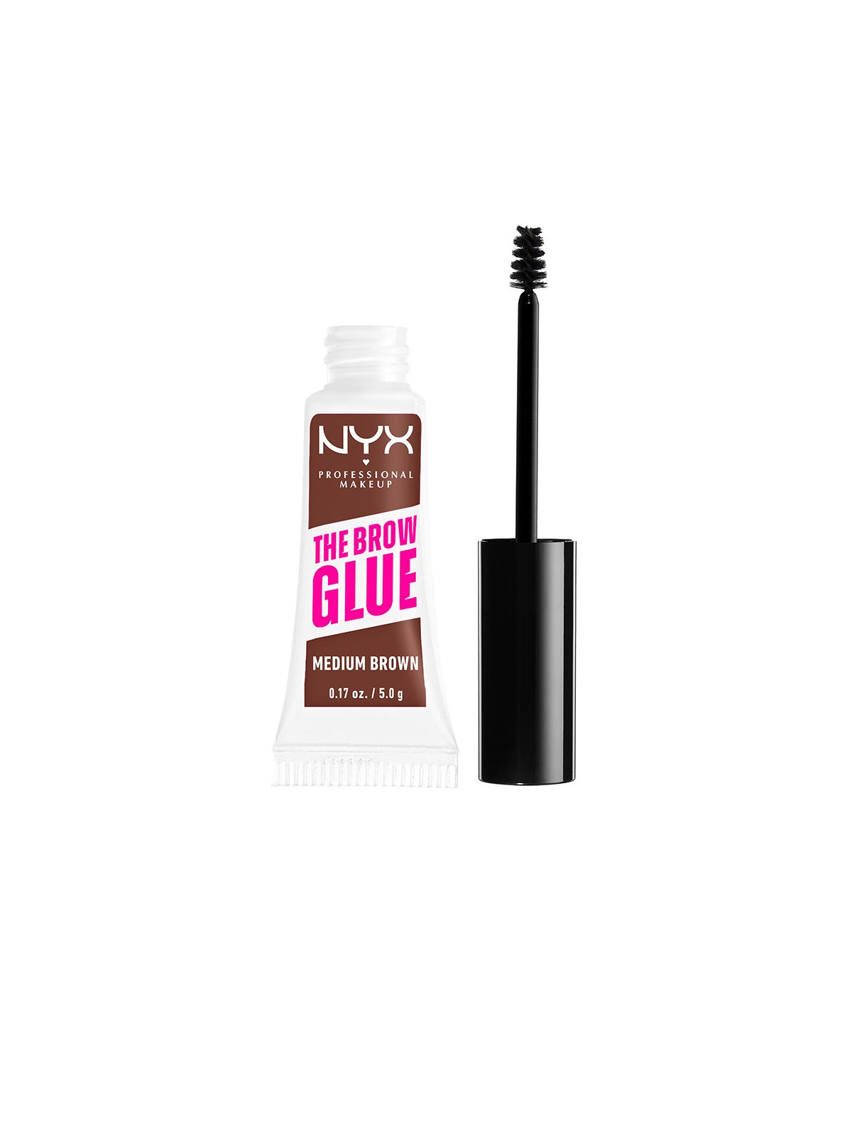 Nyx Professional Make Up Gel per sopracciglia THE BROW GLUE n.marrone medio 5gr unisex