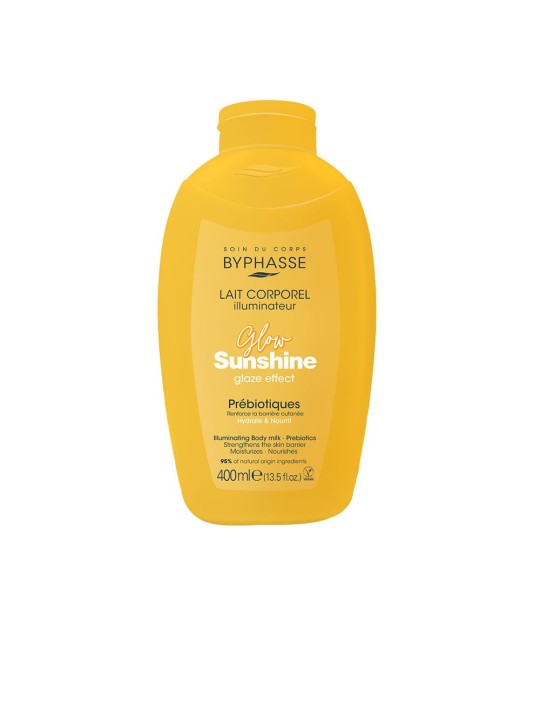 Byphasse GLOW SUNSHINE latte corpo illuminante con prebiotici 400ml unisex