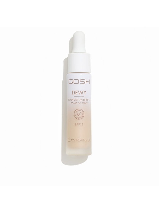 Gosh Gocce di fondotinta DEWY SPF15 n.004-Fair 12gr unisex