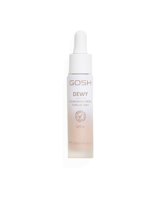 Gosh Gocce di fondotinta DEWY SPF15 n.006-Medium 12gr unisex