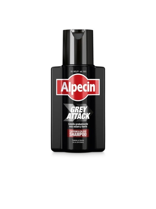 Alpecin GREY ATTACK shampoo anticaduta e anti-capelligrigi 200ml uomo