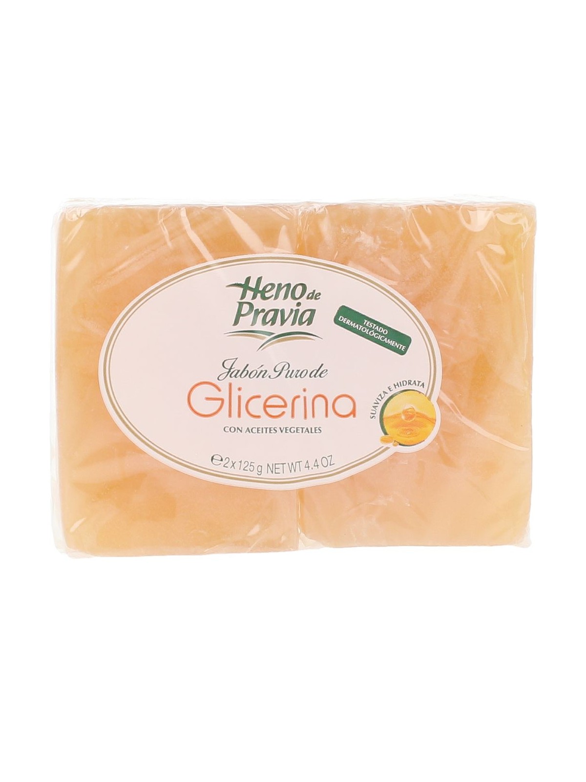 Heno De Pravia HENO DE PRAVIA GLYCERIN sapone puro confezione 2 x 125gr unisex