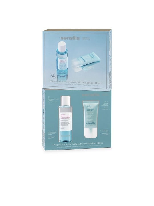 Sensilis HYDRA ESSENCE - Gel Sorbetto Idratante - Confezione da 2 pezzi Facial gel 40 ml + Biphasic makeup remover 150 ml donna