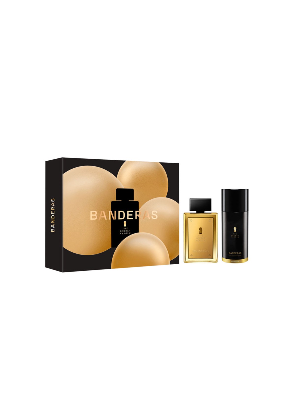 Antonio Banderas IL CASSETTO SEGRETO ASSOLUTO 2 pezzi Eau de Parfum spray 100 ml + deodorant spray 150 ml uomo
