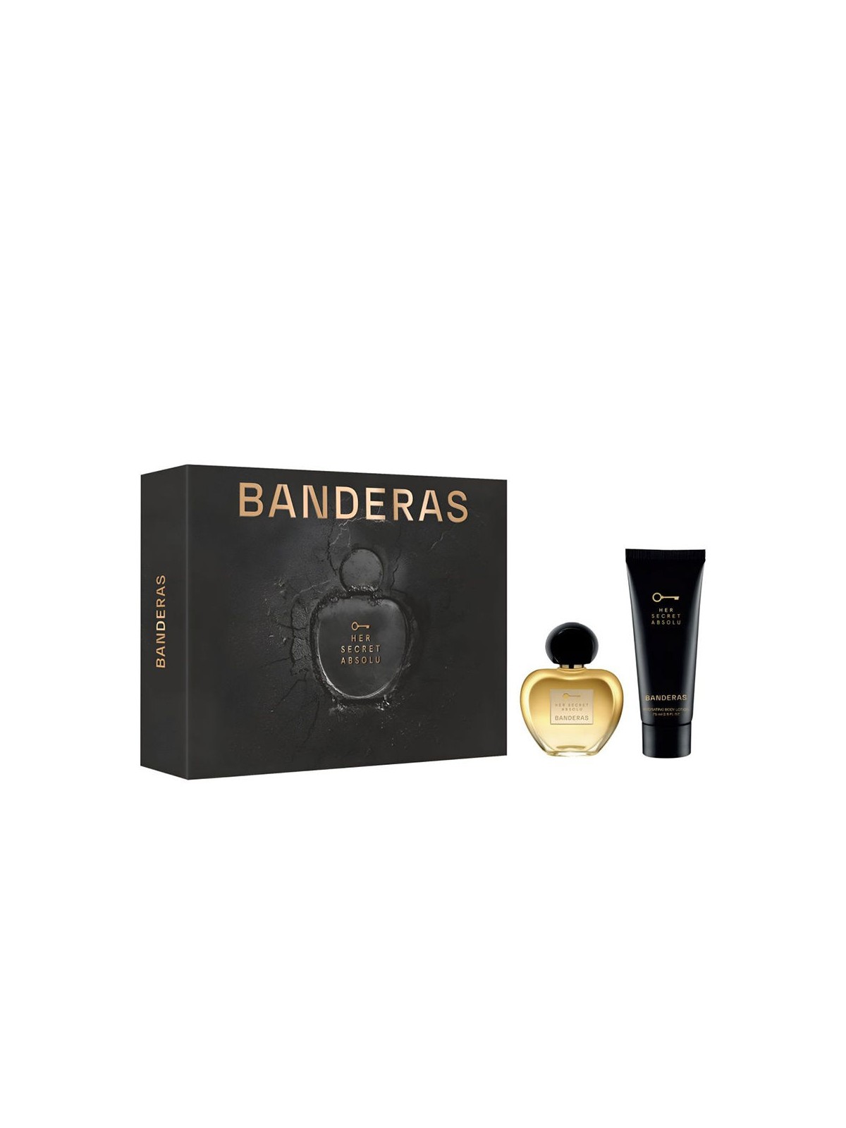 Antonio Banderas IL SUO SEGRETO ASSOLUTO CASSA 2 pezzi Eau de Parfum spray 50ml + Perfumed body lotion 75ml donna