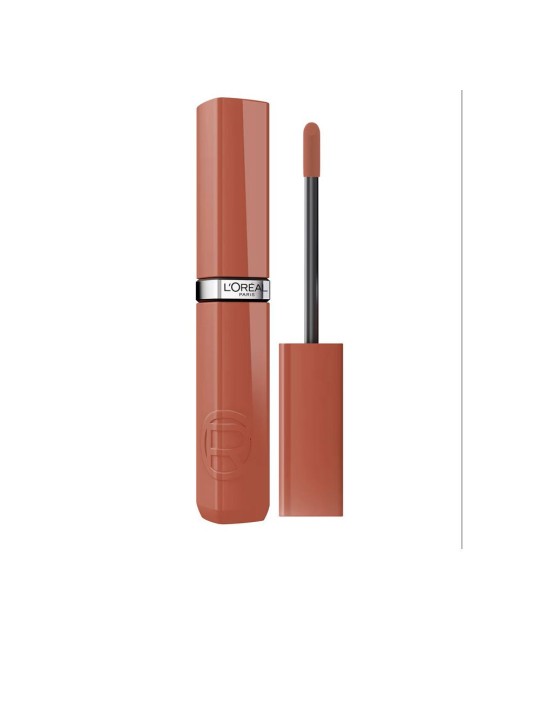L'Oréal Paris INFALLIBLE LAQUE lucidalabbra effetto vinile liquido n.RosaFumata 4,3ml unisex
