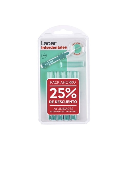 Lacer Interdentali dritti extra sottili n.assortiti 2 x 10 unità unisex