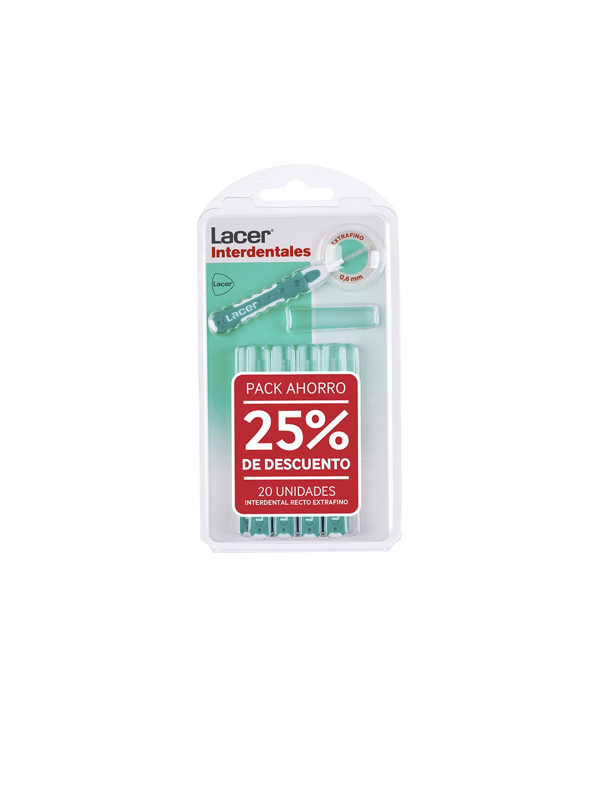 Lacer Interdentali dritti extra sottili n.assortiti 2 x 10 unità unisex