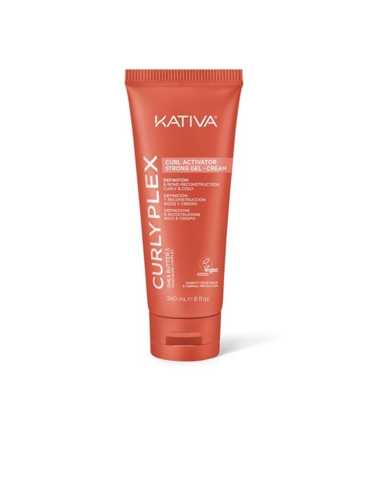 Kativa KATIVA CURLY PLEX CURL gel crema attivatore di ricci a tenuta forte 240ml unisex