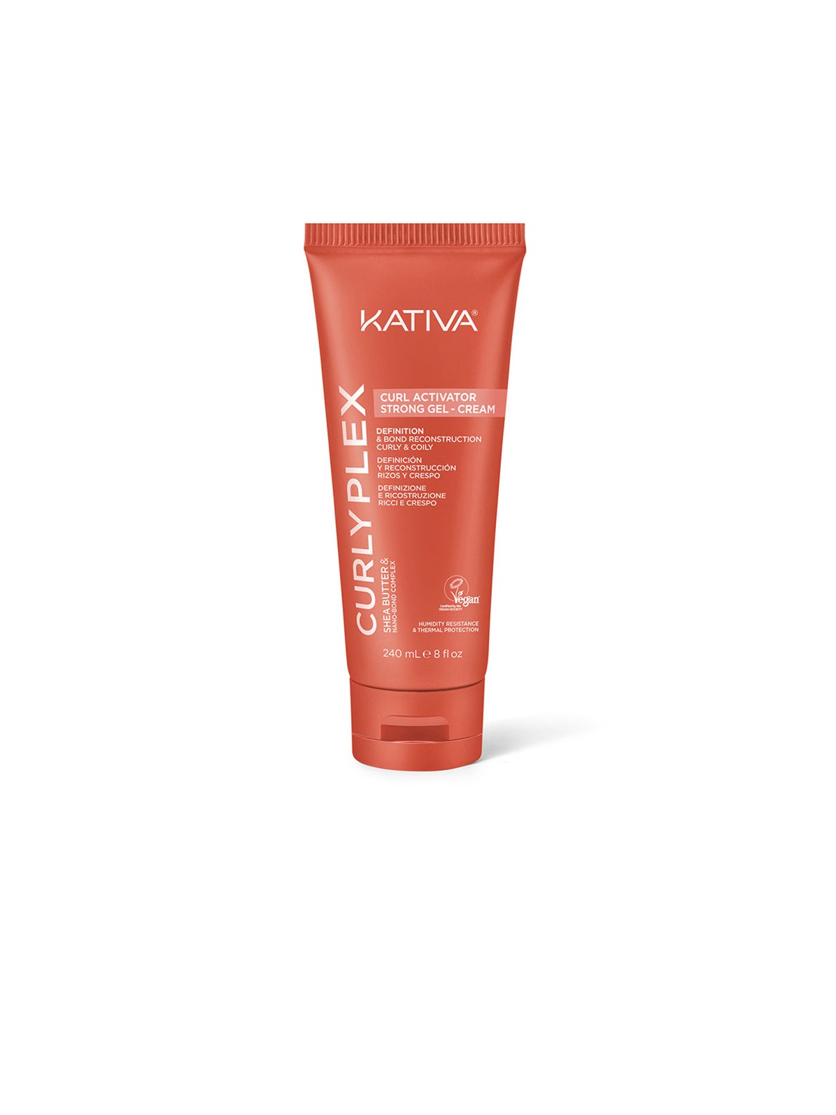 Kativa KATIVA CURLY PLEX CURL gel crema attivatore di ricci a tenuta forte 240ml unisex