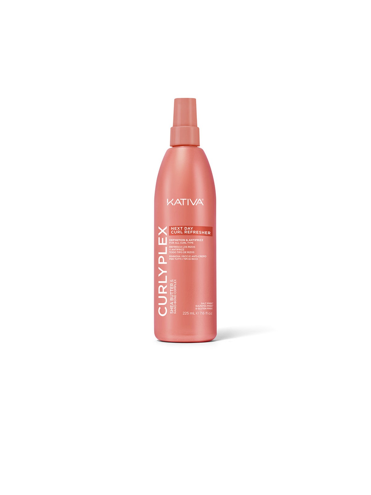 Kativa KATIVA CURLY PLEX Spray Rinfrescante e Ridefinitore per Ricci 225ml unisex