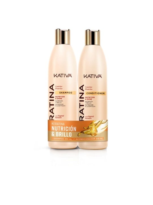 Kativa KATIVA KERATINA KIT SHAMPOO 355ml + BALSAMO 355ml unisex