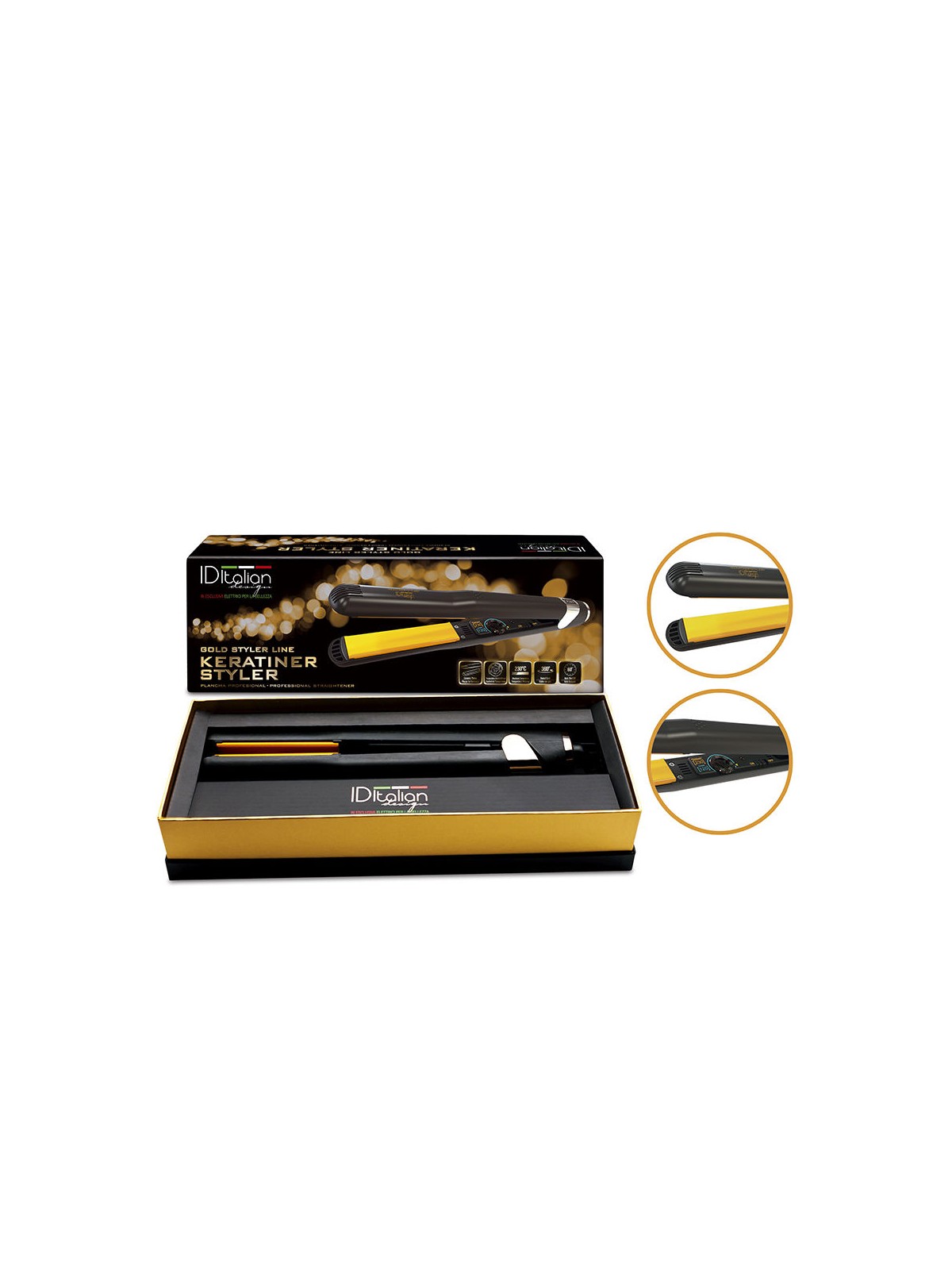 Id Italian KERATINER STYLER oro 1 unità donna