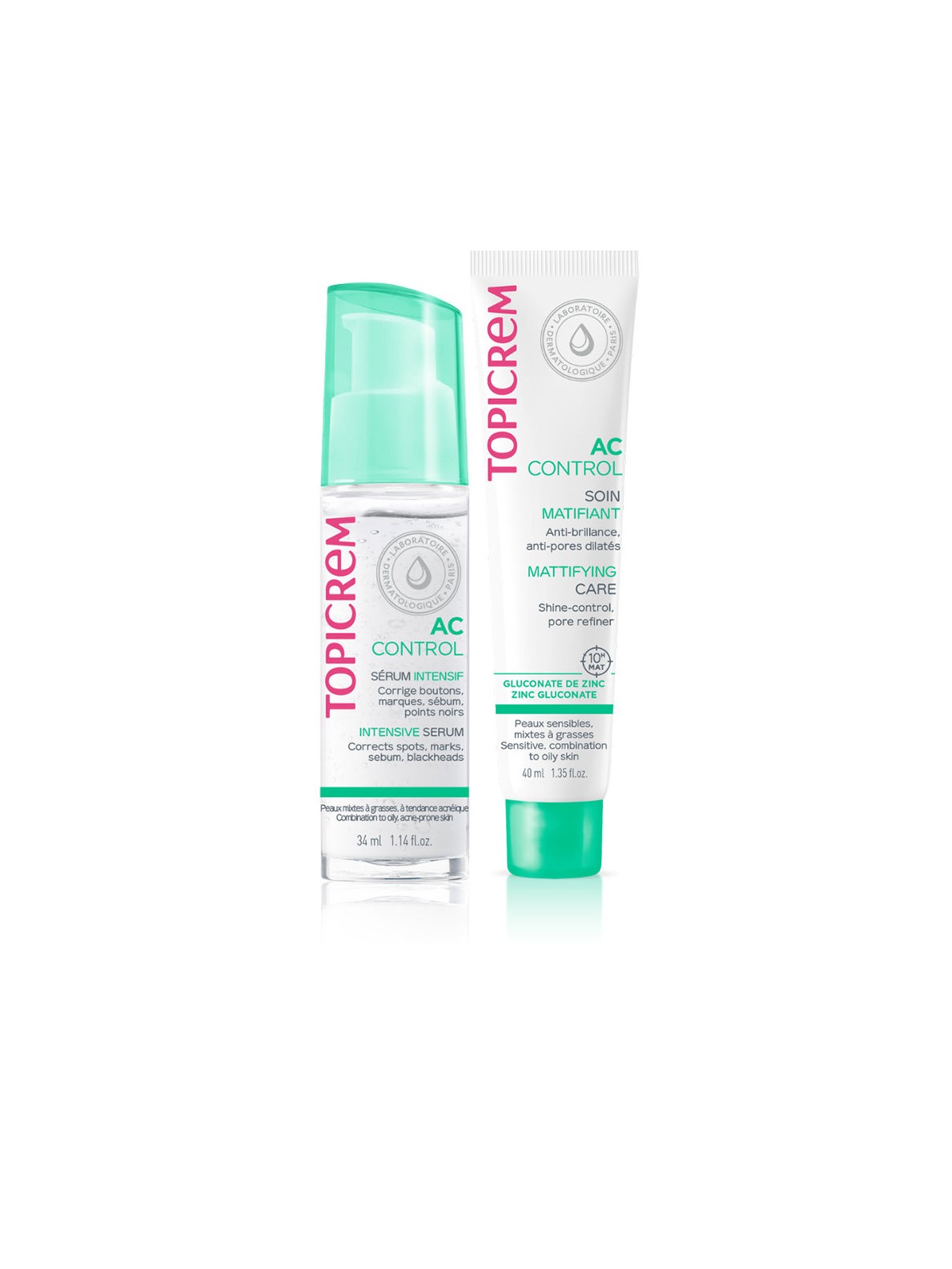 Topicrem KIT DI BILANCIAMENTO E MANUTENZIONE PER CLIMATIZZATORE 2 pezzi Concentrated serum 30 ml + Balancing care 40 ml unisex