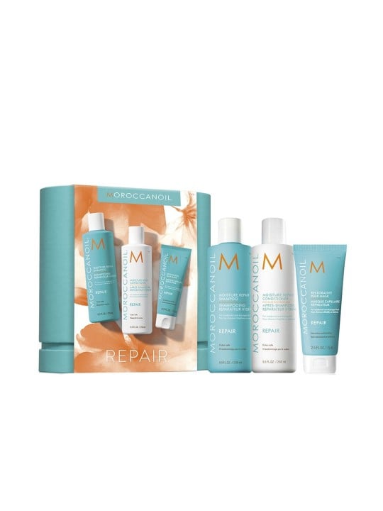 Moroccanoil KIT DI RIPARAZIONE 3 pezzi Shampoo 250 ml + Conditioner 250 ml + Mask 75 ml unisex